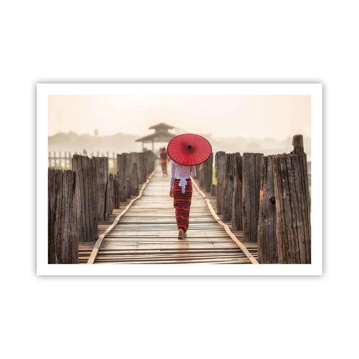 Affiche - Poster - Sur le vieux pont - 91x61 cm