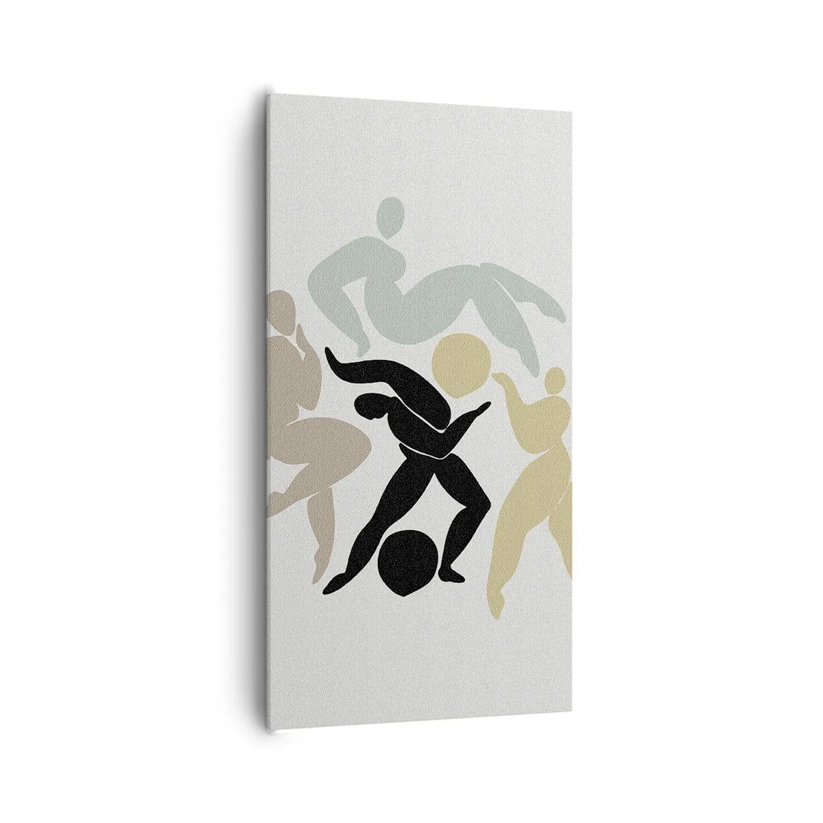 Impression sur toile - Image sur toile - Faire de l'exercice pour la santé et la beauté - 65x120 cm