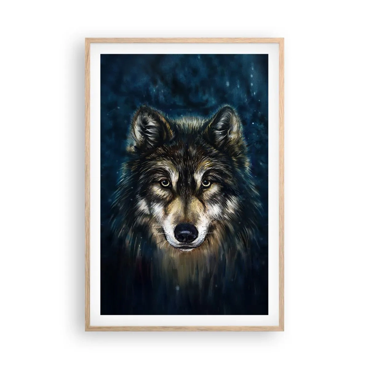 Affiche dans un chêne clair - Poster - Alpha? Et oméga - 61x91 cm