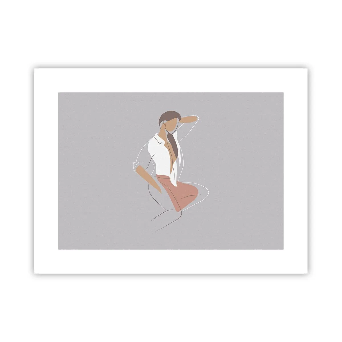 Affiche - Poster - Contour gracieux - 40x30 cm