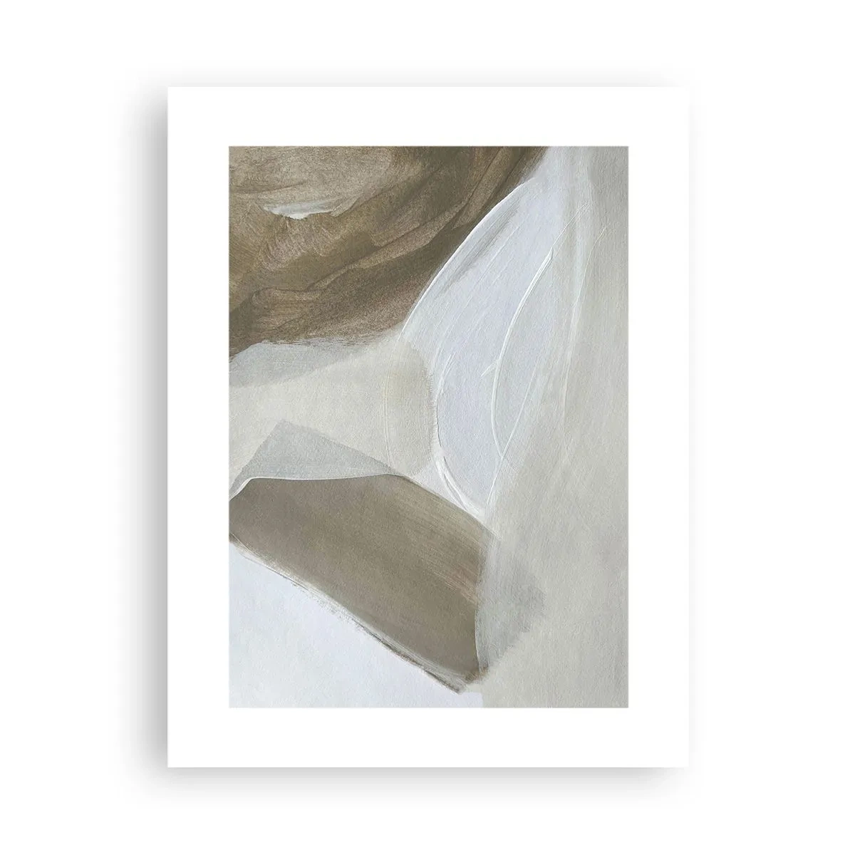 Affiche - Poster - Une vague de blanc - 30x40 cm