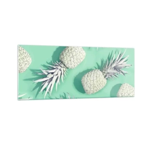 Impression sur verre - Image sur verre - Ils se combinent très bien avec la menthe - 100x40 cm