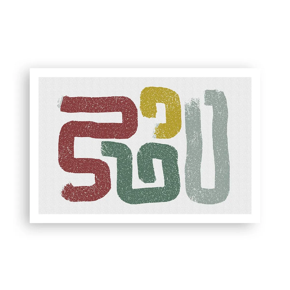 Affiche - Poster - Dans une langue inconnue - 91x61 cm