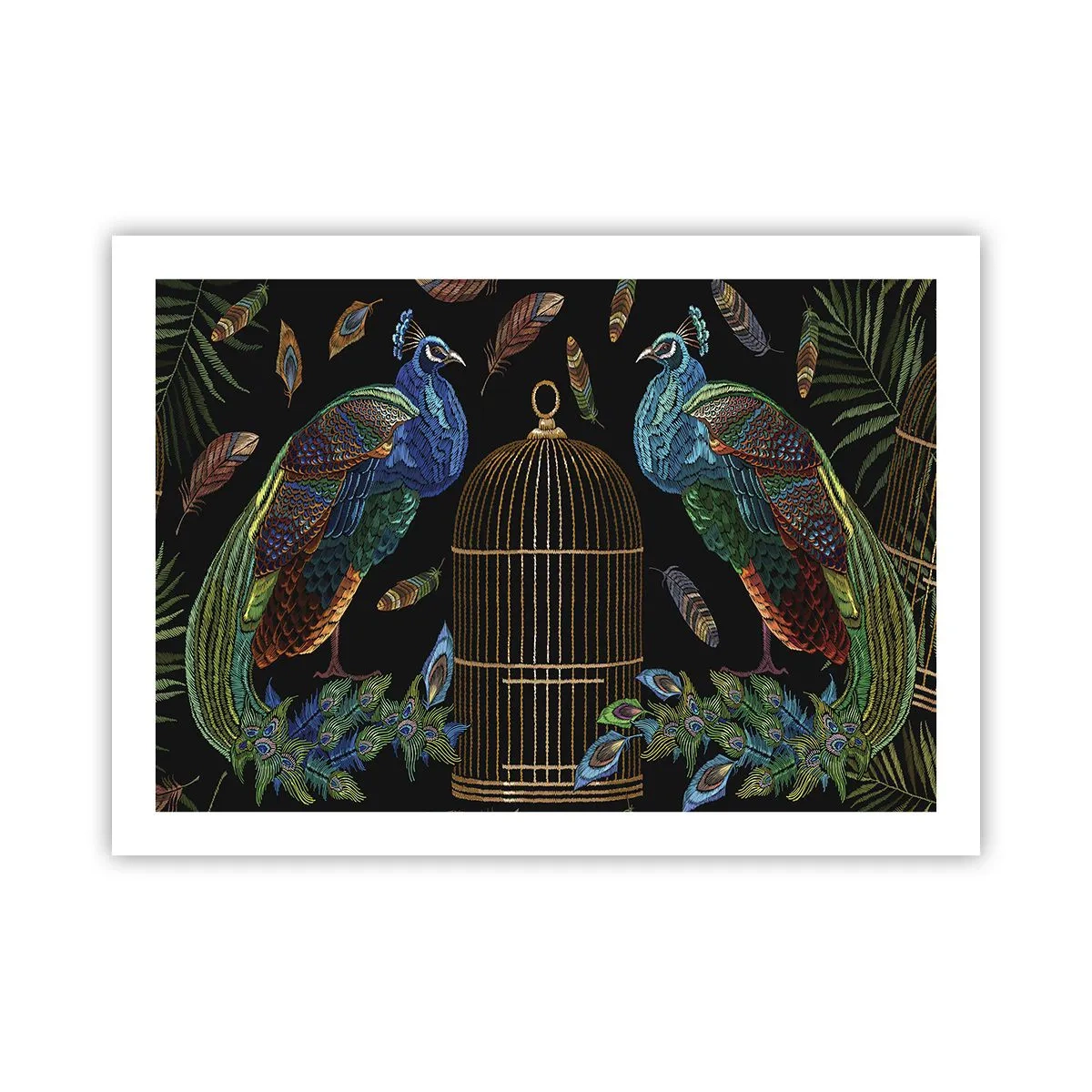 Affiche - Poster - En robes royales - 70x50 cm