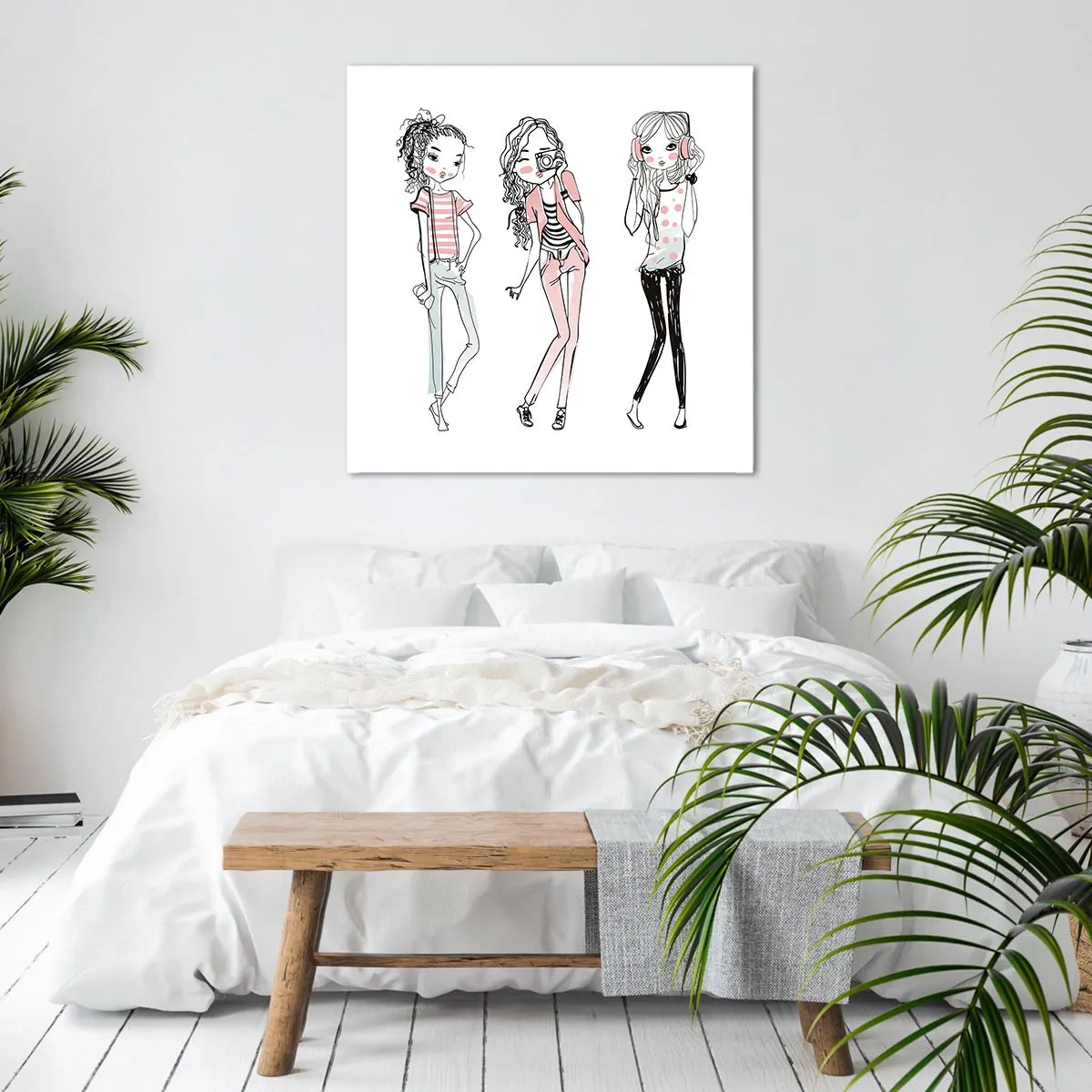 Impression sur toile - Image sur toile - On va s'amuser - 50x50 cm