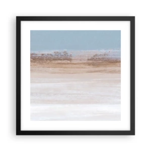 Affiche dans un cadre noir - Poster - Paysage ambigu - 40x40 cm