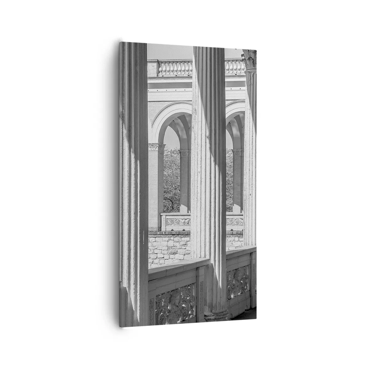 Impression sur toile - Image sur toile - Arcade ensoleillée - 65x120 cm