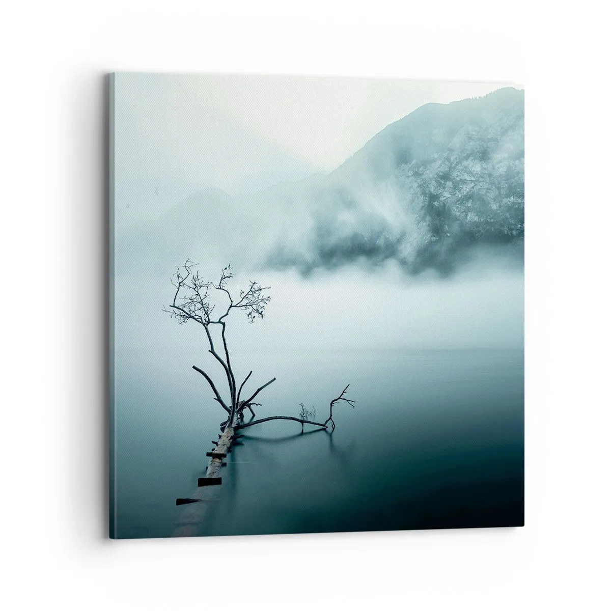 Impression sur toile - Image sur toile - D'eau et de brouillard - 70x70 cm