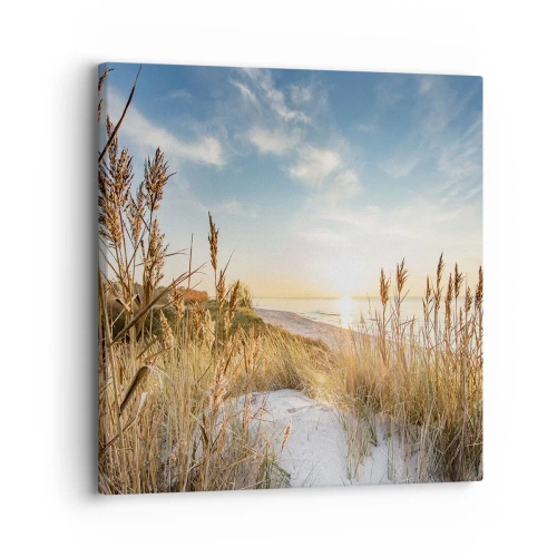 Impression sur toile - Image sur toile - Plage du nord - 30x30 cm