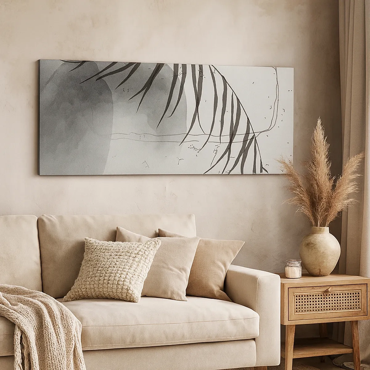 Impression sur toile - Image sur toile - L'exotisme subtil de la nature - 30x30 cm