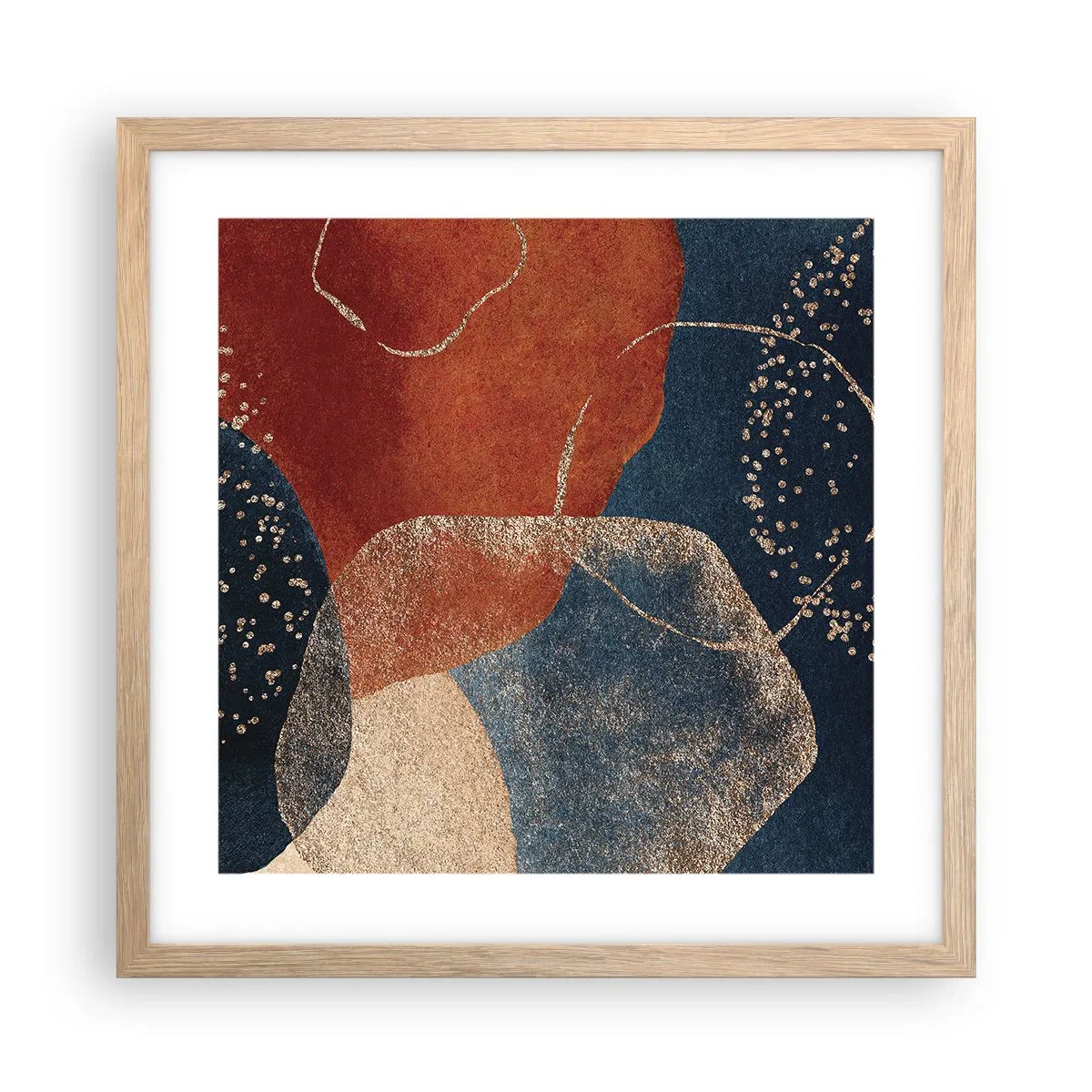 Affiche dans un chêne clair - Poster - La légèreté de l'être - 40x40 cm