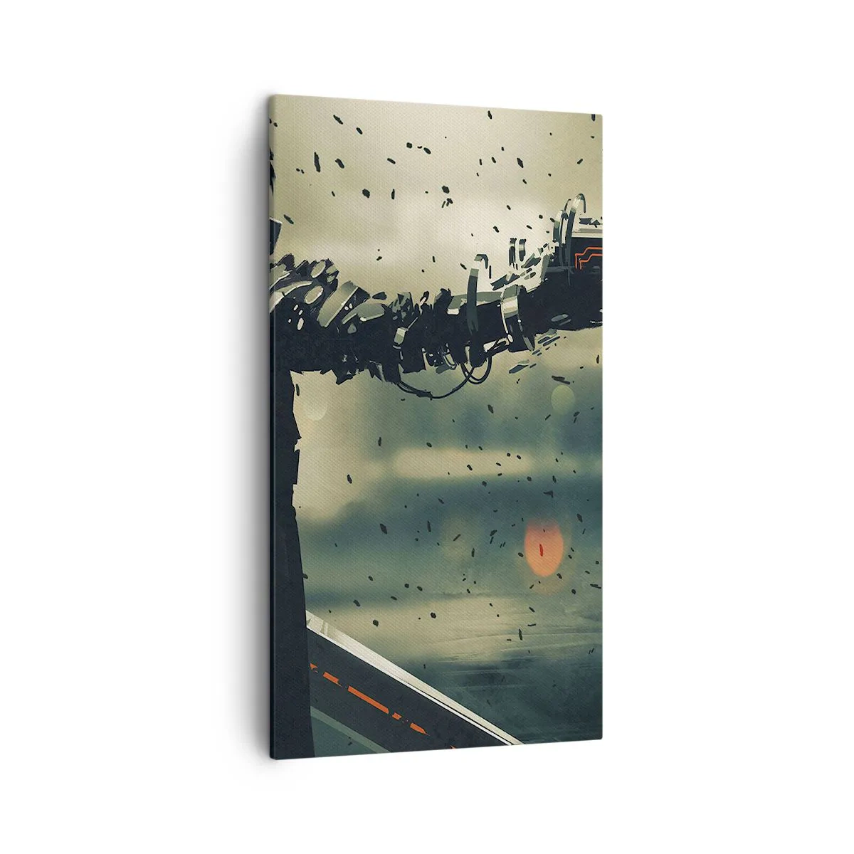 Impression sur toile - Image sur toile - L'arme fatale - Votre propre Terminator - 45x80 cm