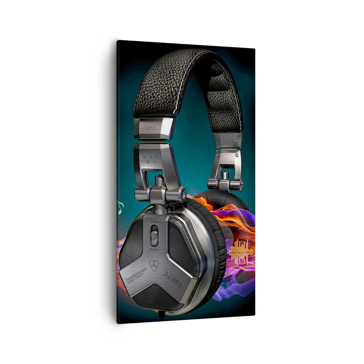 Impression sur toile - Image sur toile - Dans le feu de la musique - 55x100 cm