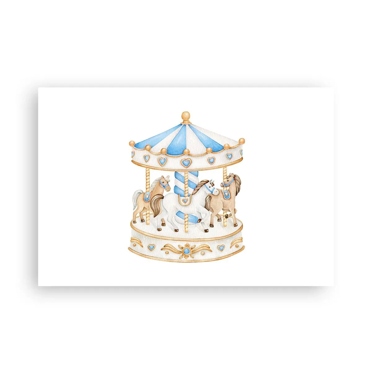 Affiche - Poster - Douce enfance - 91x61 cm