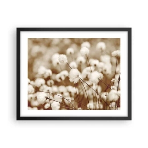 Affiche dans un cadre noir - Poster - Tige moelleuse - 50x40 cm