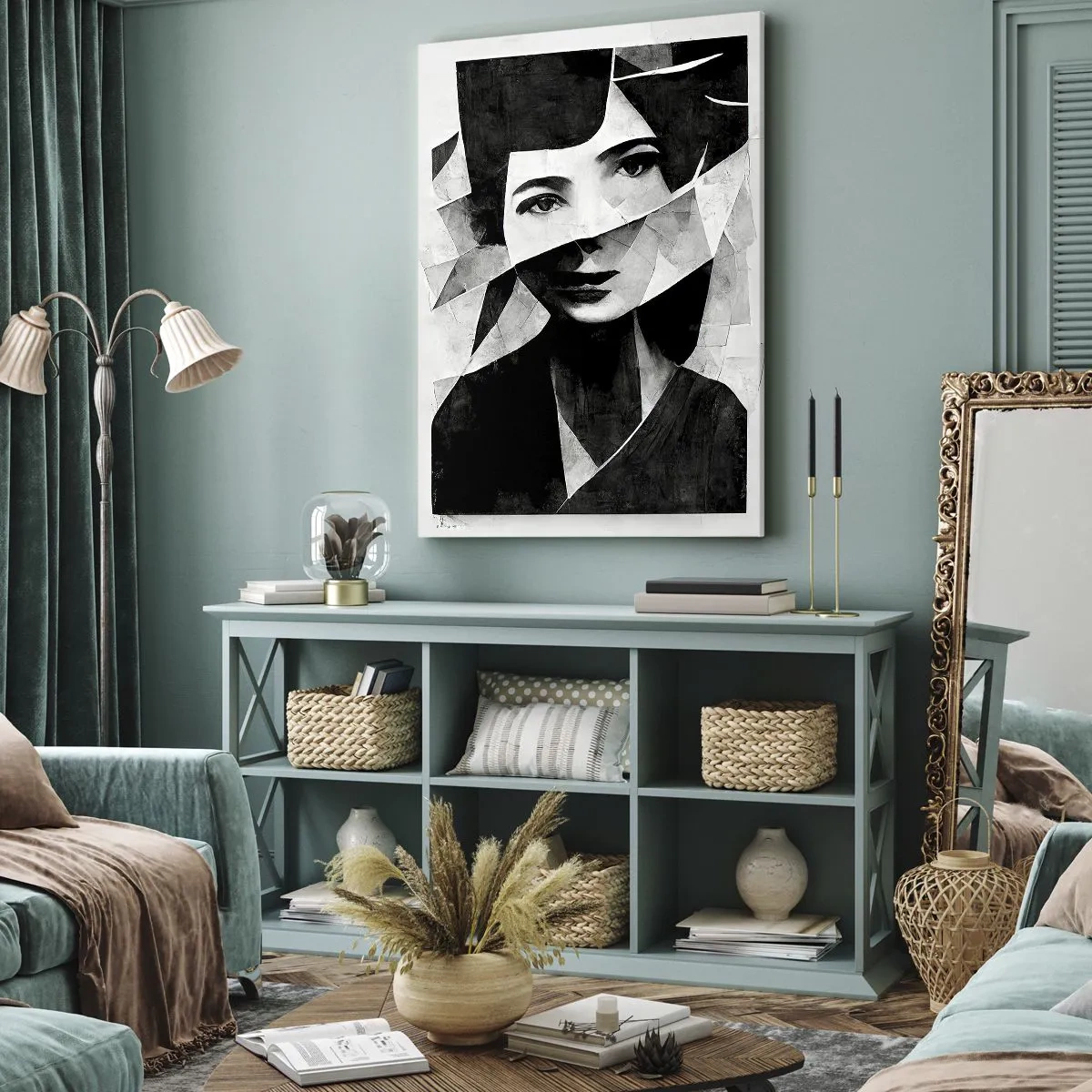 Impression sur toile - Image sur toile - Vraiment ce que tu es… - 45x80 cm