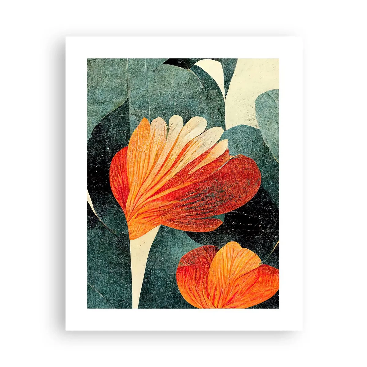 Affiche - Poster - La chaleur des tropiques et la fraîcheur de la verdure - 40x50 cm