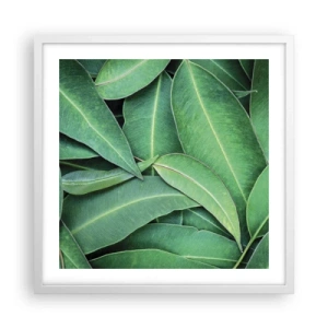 Affiche dans un cadre blanc - Poster - Juteux et frais - 50x50 cm