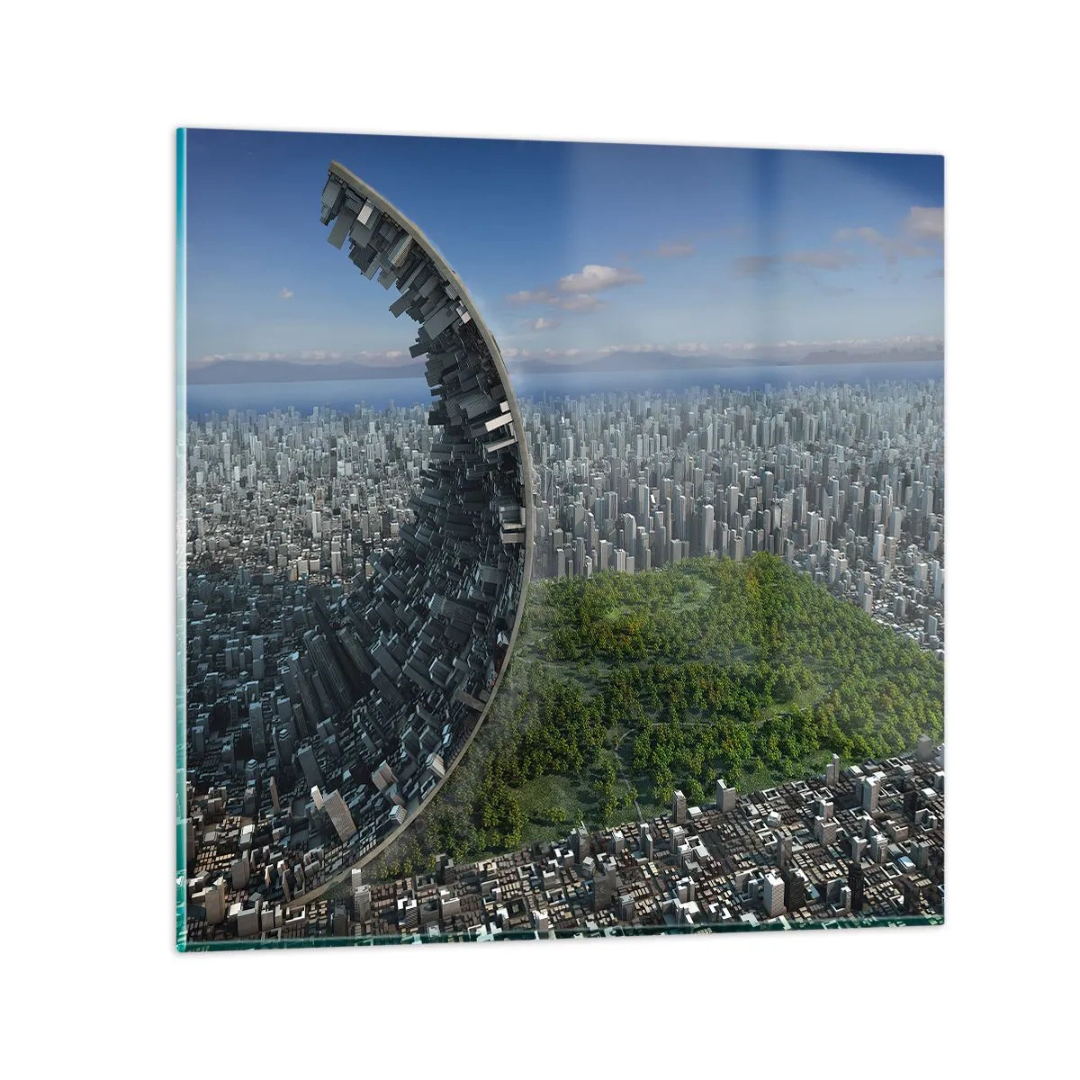 Impression sur verre - Image sur verre - La nature est éternelle - 70x70 cm