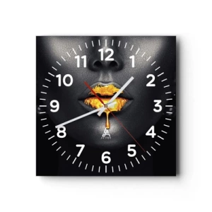 Horloge murale - Pendule murale - Bouche d'or - 40x40 cm