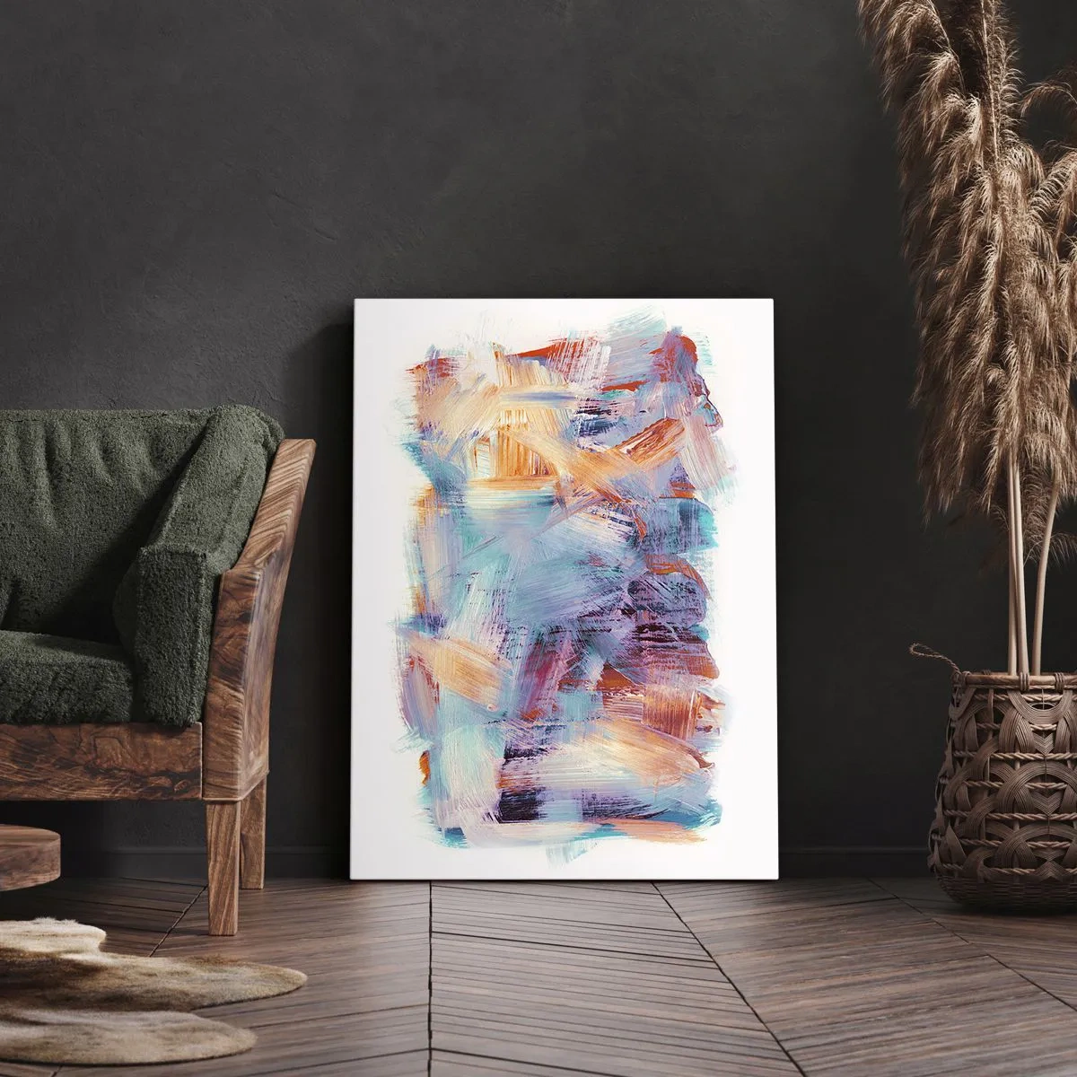 Impression sur toile - Image sur toile - Un désordre coloré - 65x120 cm