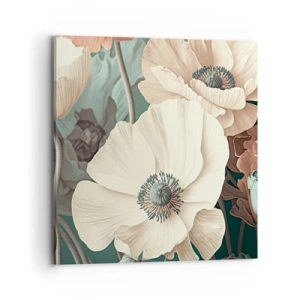 Impression sur toile - Image sur toile - Le murmure des coquelicots - 70x70 cm