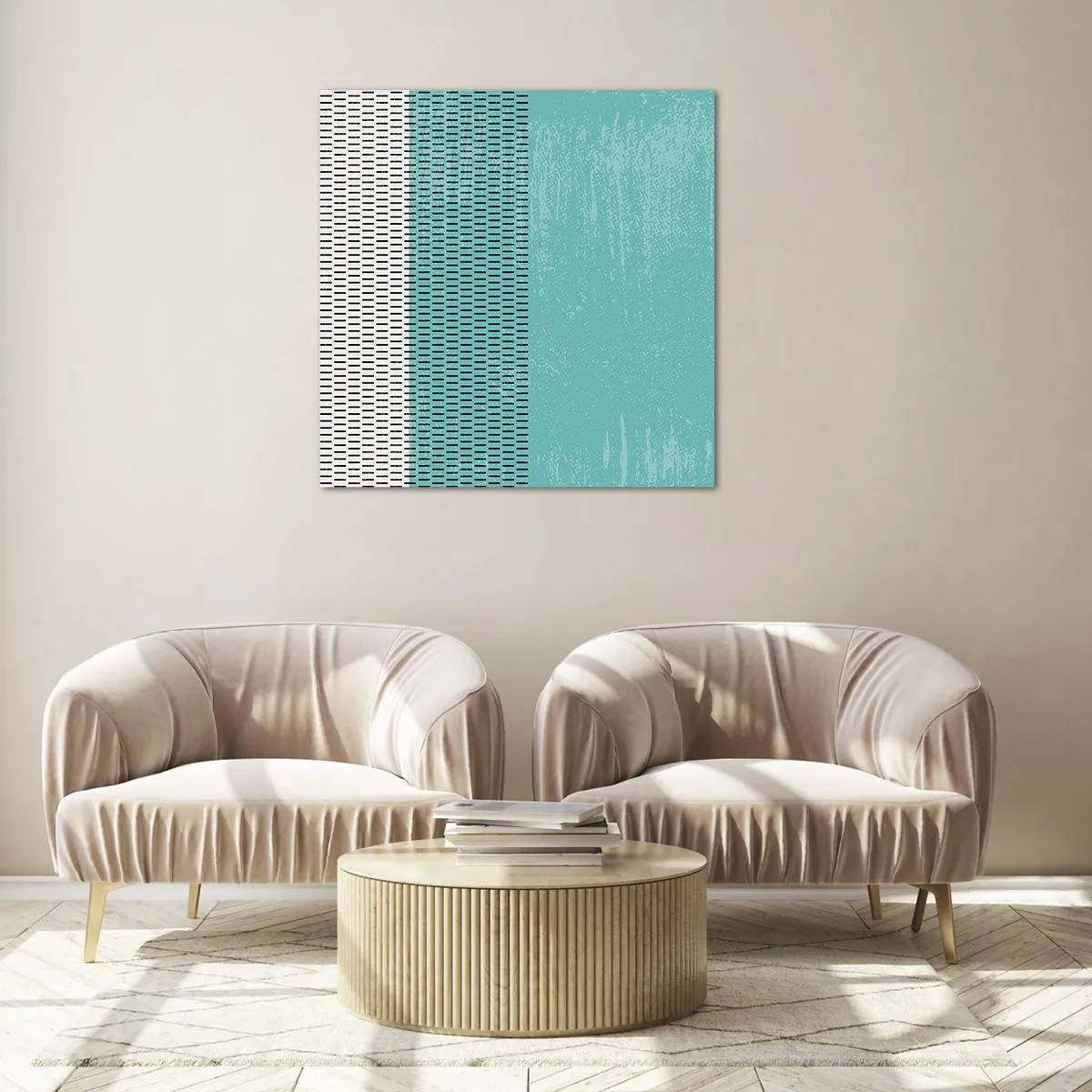 Impression sur verre - Image sur verre - Composition équilibrée - 30x30 cm