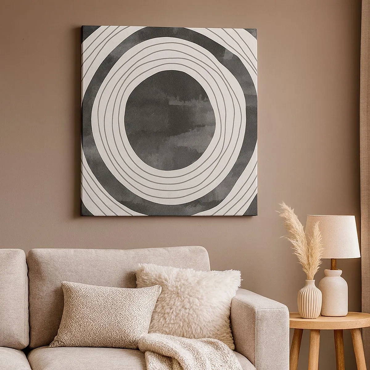 Impression sur toile - Image sur toile - Droit au but - 30x30 cm