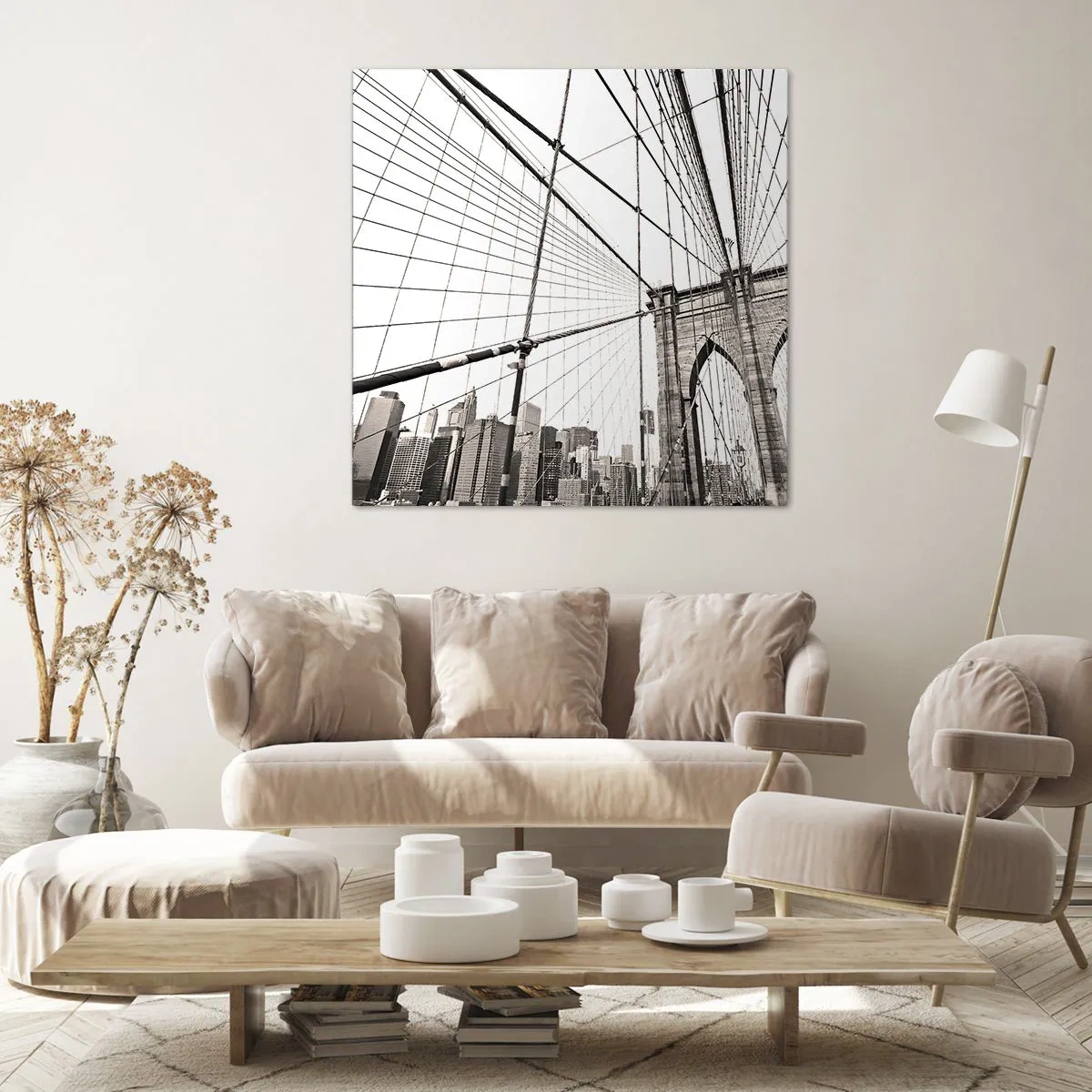 Impression sur toile - Image sur toile - Cathédrale New Yorkaise - 40x40 cm