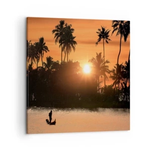 Impression sur toile - Image sur toile - Il est temps de se détendre - 50x50 cm