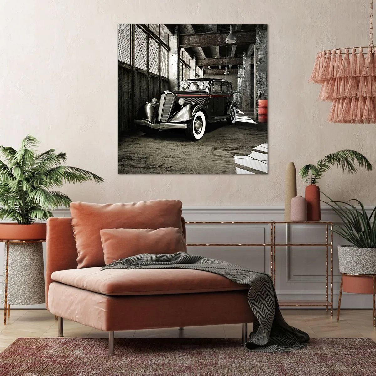 Impression sur toile - Image sur toile - L'élégance éternelle des années 30 - 70x70 cm