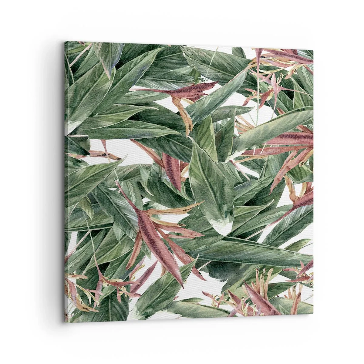 Impression sur toile - Image sur toile - Arbuste émeraude-lilas - 60x60 cm