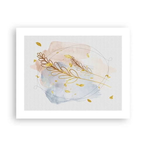 Affiche - Poster - Explosion d'or - 50x40 cm