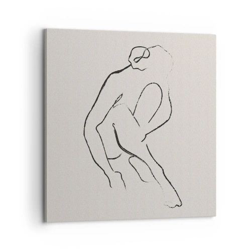 Impression sur toile - Image sur toile - Croquis intime - 60x60 cm