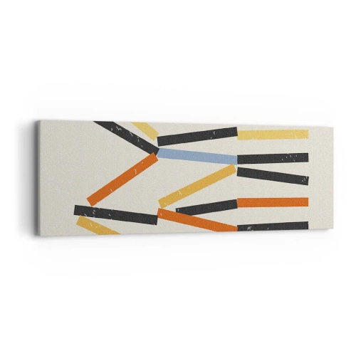 Impression sur toile - Image sur toile - Composition de niveaux - 90x30 cm