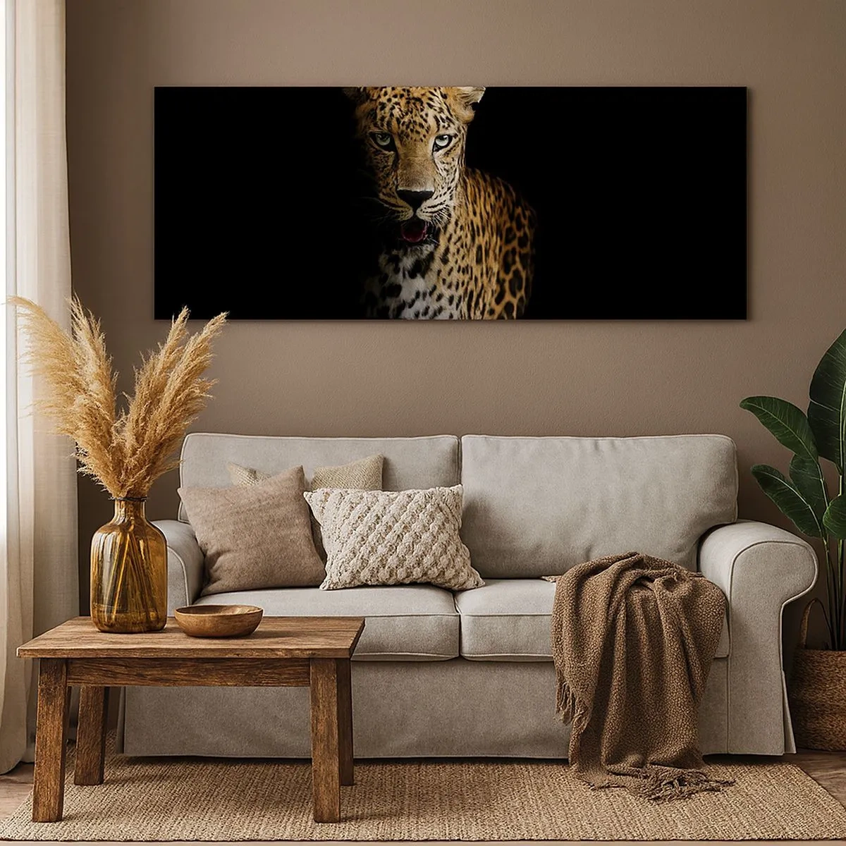 Impression sur toile - Image sur toile - Beauté sombre - 100x40 cm