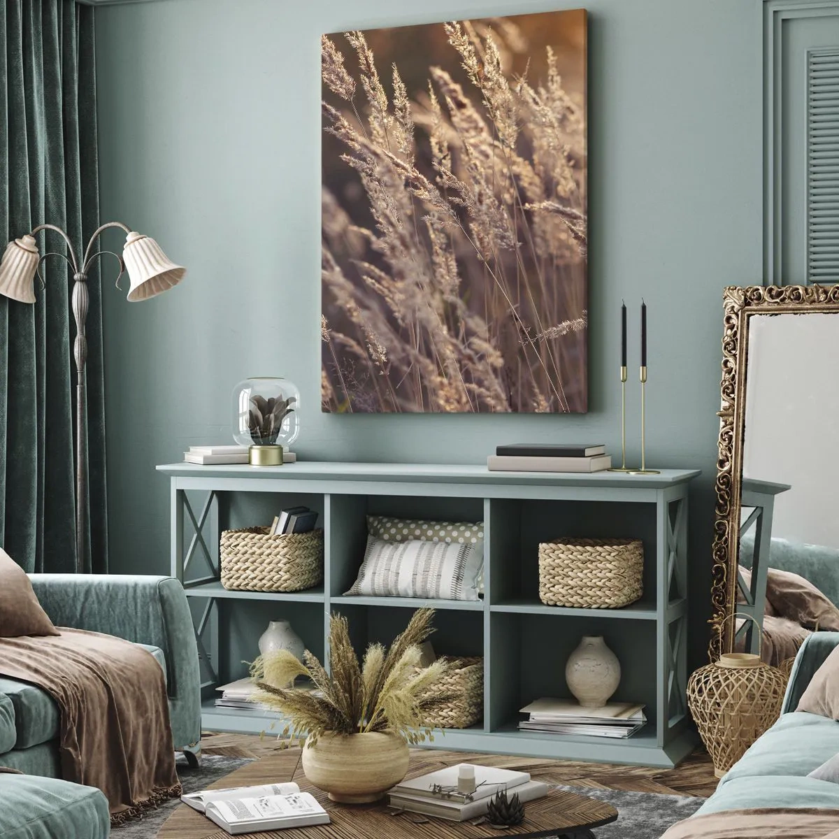 Impression sur toile - Image sur toile - Prêt à accueillir l'automne - 65x120 cm