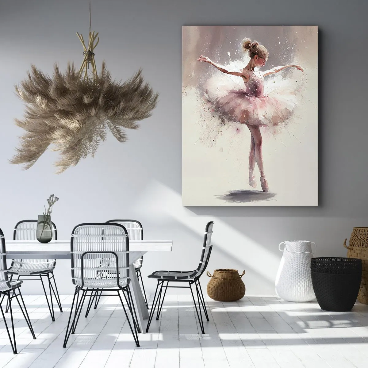 Impression sur toile - Image sur toile - Comme un jeune oiseau - 55x100 cm