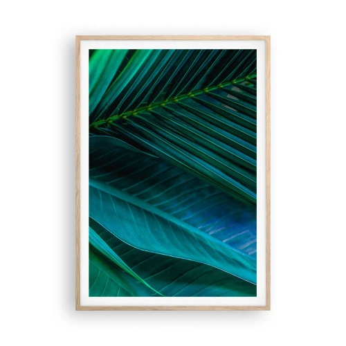 Affiche dans un chêne clair - Poster - L'anatomie du vert - 70x100 cm