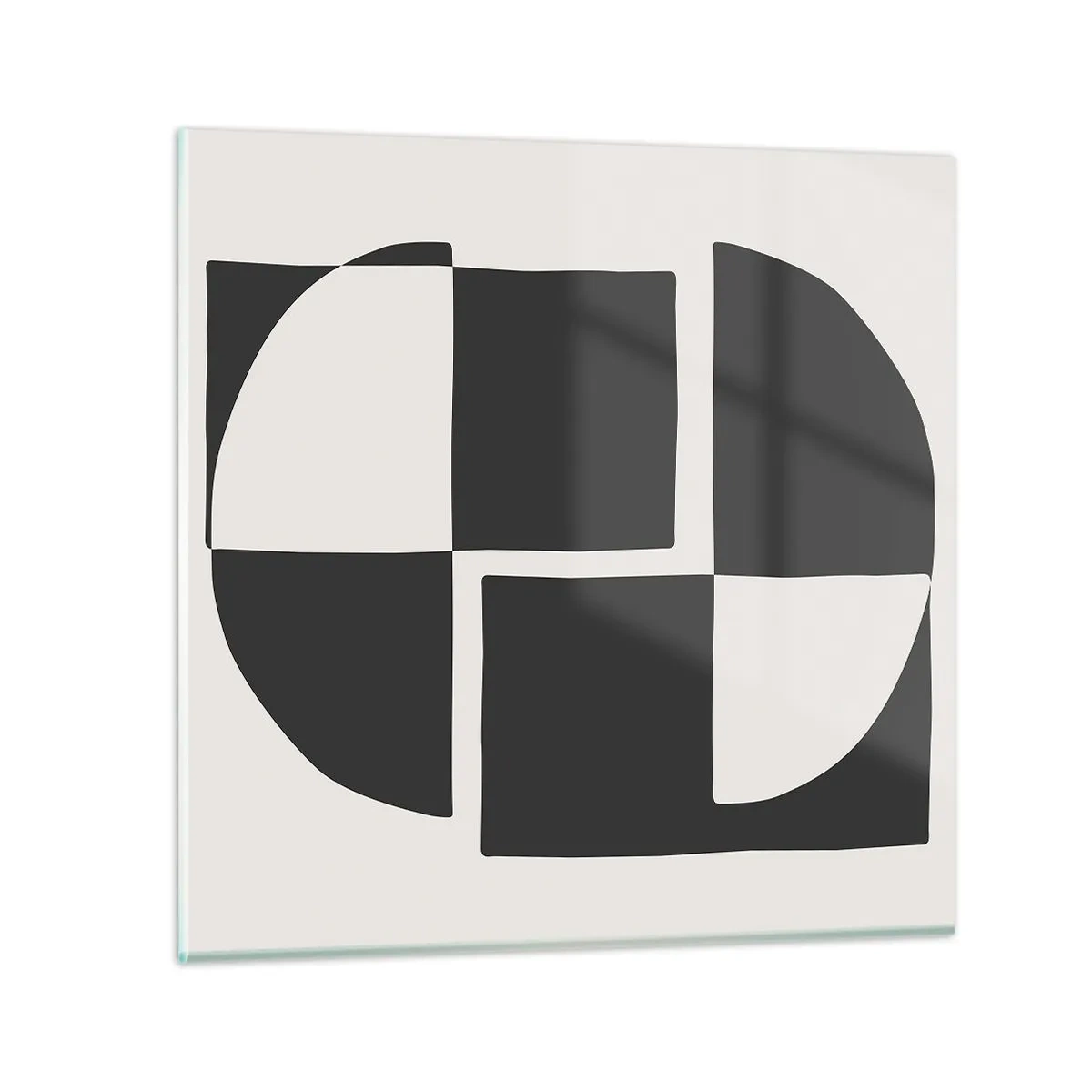 Impression sur verre - Image sur verre - Antithèse - Synthèse - 60x60 cm