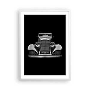 Affiche dans un cadre blanc - Poster - Un vrai gentleman - 50x70 cm