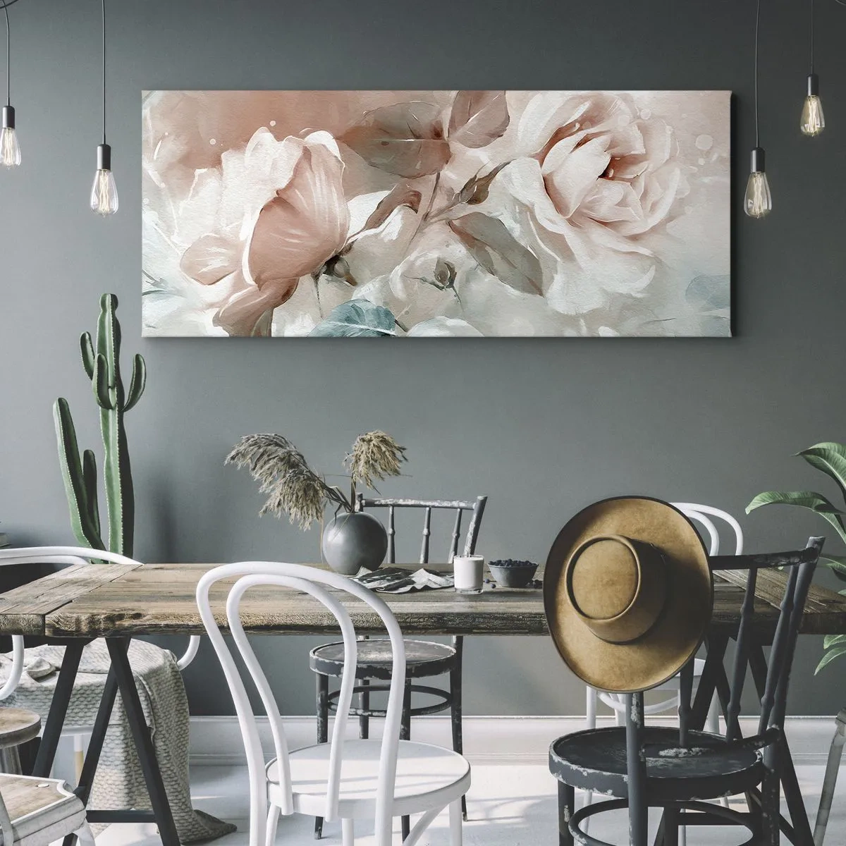 Impression sur toile - Image sur toile - L'esprit du romantisme - 100x40 cm