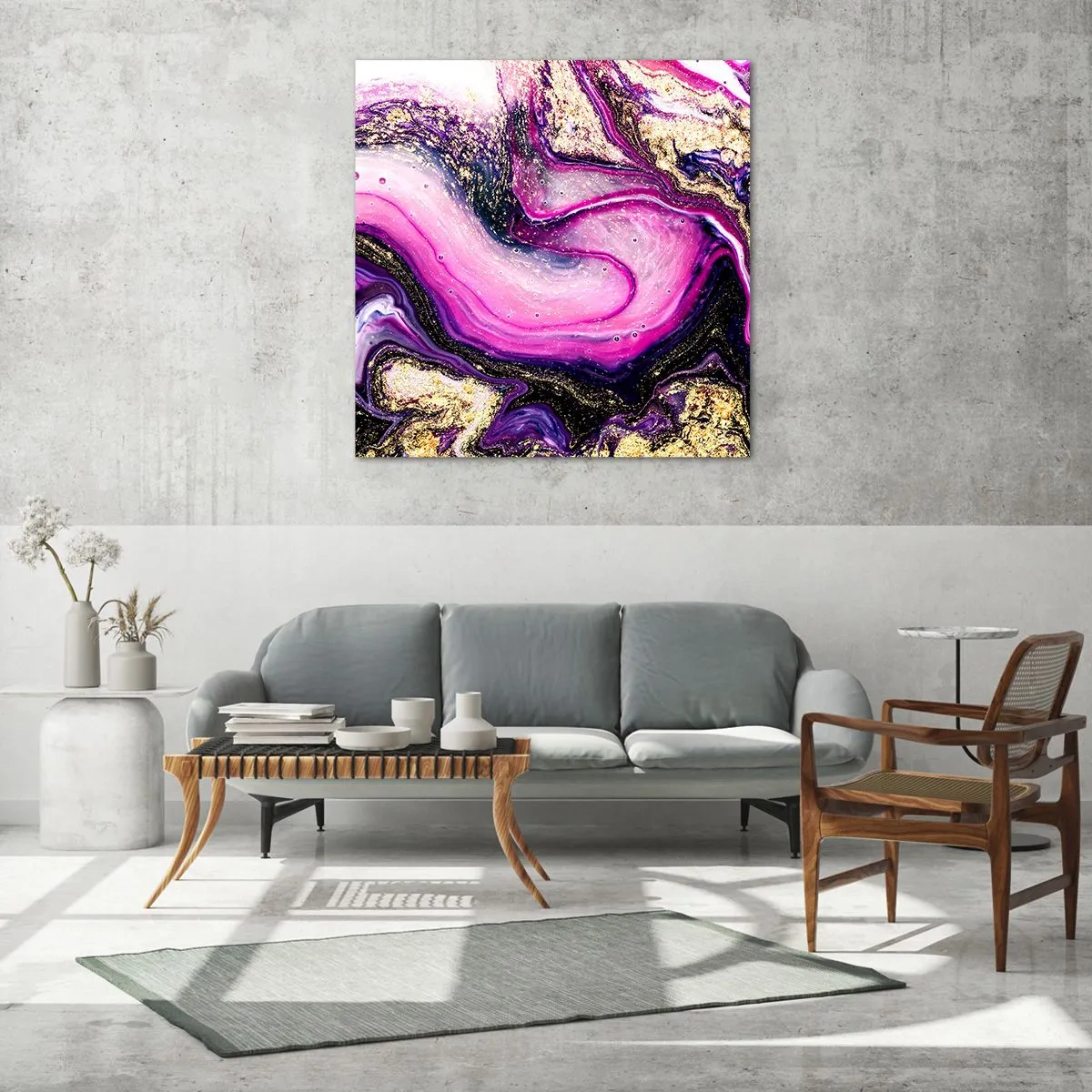 Impression sur verre - Image sur verre - Un instant dans les coulisses - 40x40 cm