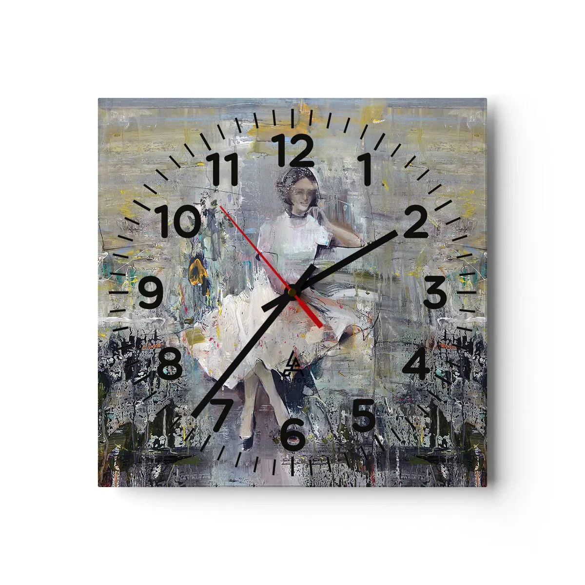 Horloge murale - Pendule murale - Classique et moderne - 30x30 cm