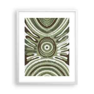 Affiche dans un cadre blanc - Poster - Une explosion d'émotions - 40x50 cm