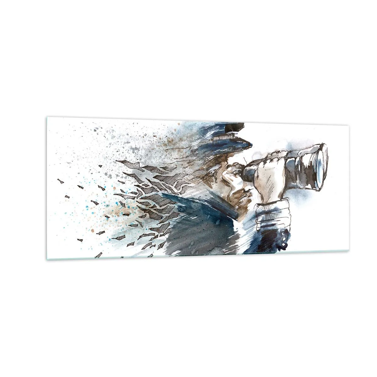 Impression sur verre - Image sur verre - Dix sur l'échelle de Beaufort ! - 100x40 cm