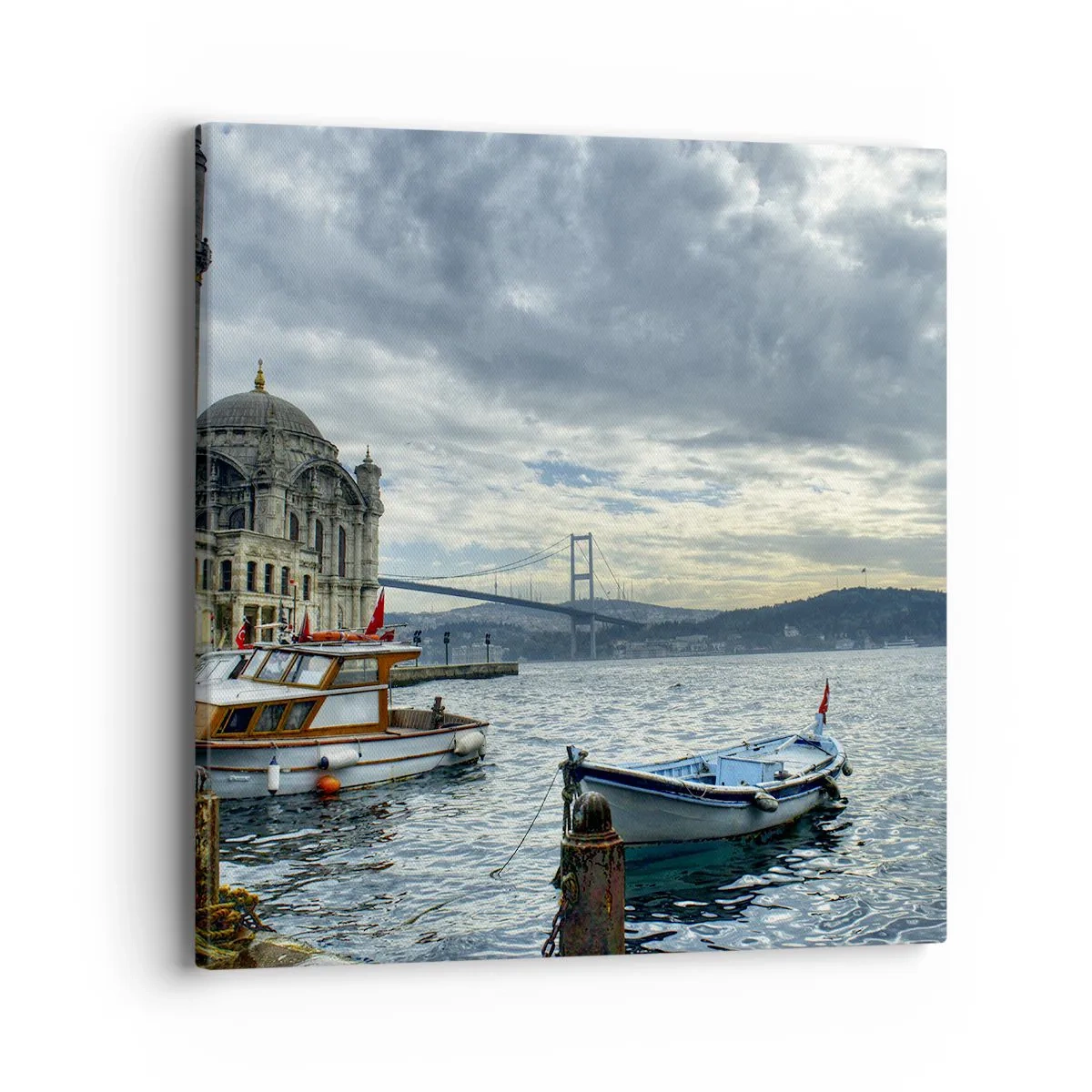 Impression sur toile - Image sur toile - Aux confins des mondes - 40x40 cm