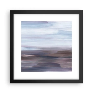 Affiche dans un cadre noir - Poster - Éléments : eau - 30x30 cm