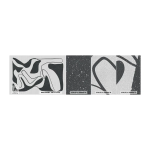 Échantillon de Papier Peint Premium Canvas - Amusement de labyrinthe abstrait - Bohème, Minimalisme, Morceau - 100x30 cm