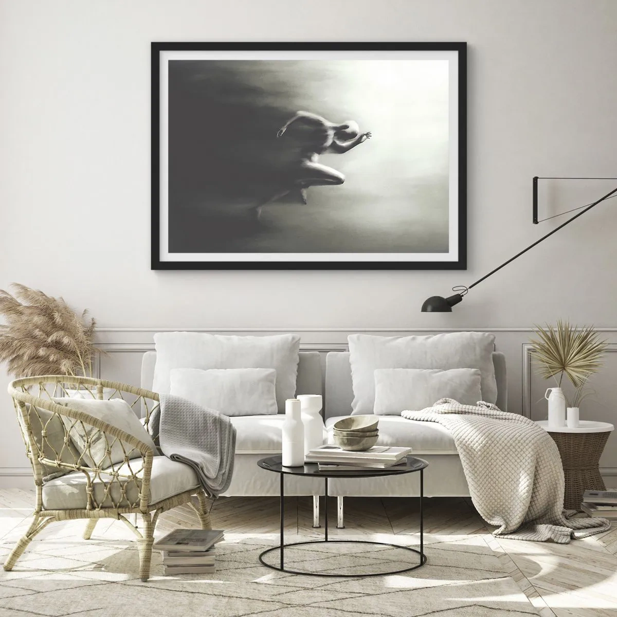 Affiche dans un cadre noir - Poster - Inarrêtable - 91x61 cm